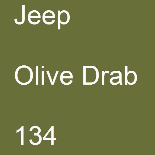 Jeep, Olive Drab, 134.